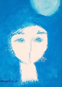 Mansur Aye, 14 x 20 Inch, Acrylic on Canvas, Figurative Painting, AC-MAY-016